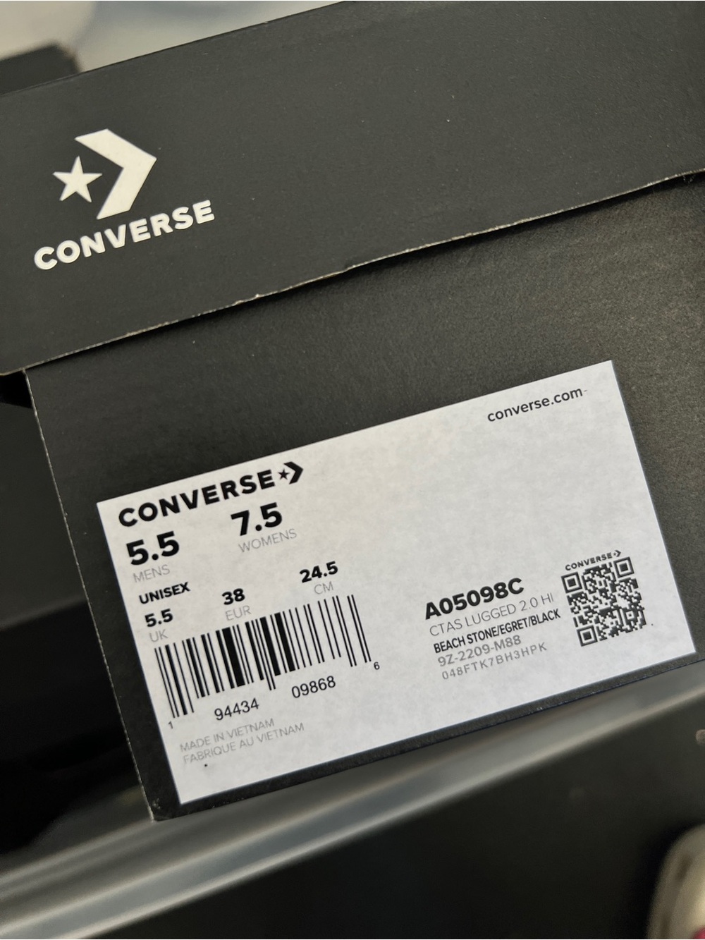 Converse Chuck Taylor All Star Lugged 2.0 platform sneakers - beach stone - Picture 7 of 8